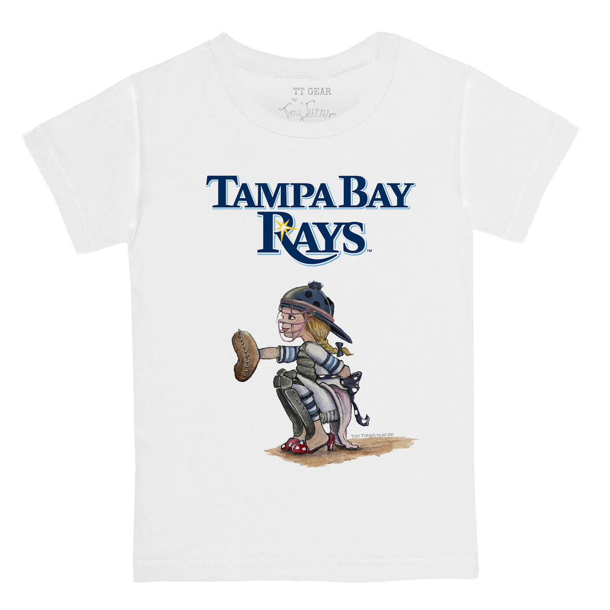 Tampa Bay Rays Kate the Catcher Tee Shirt