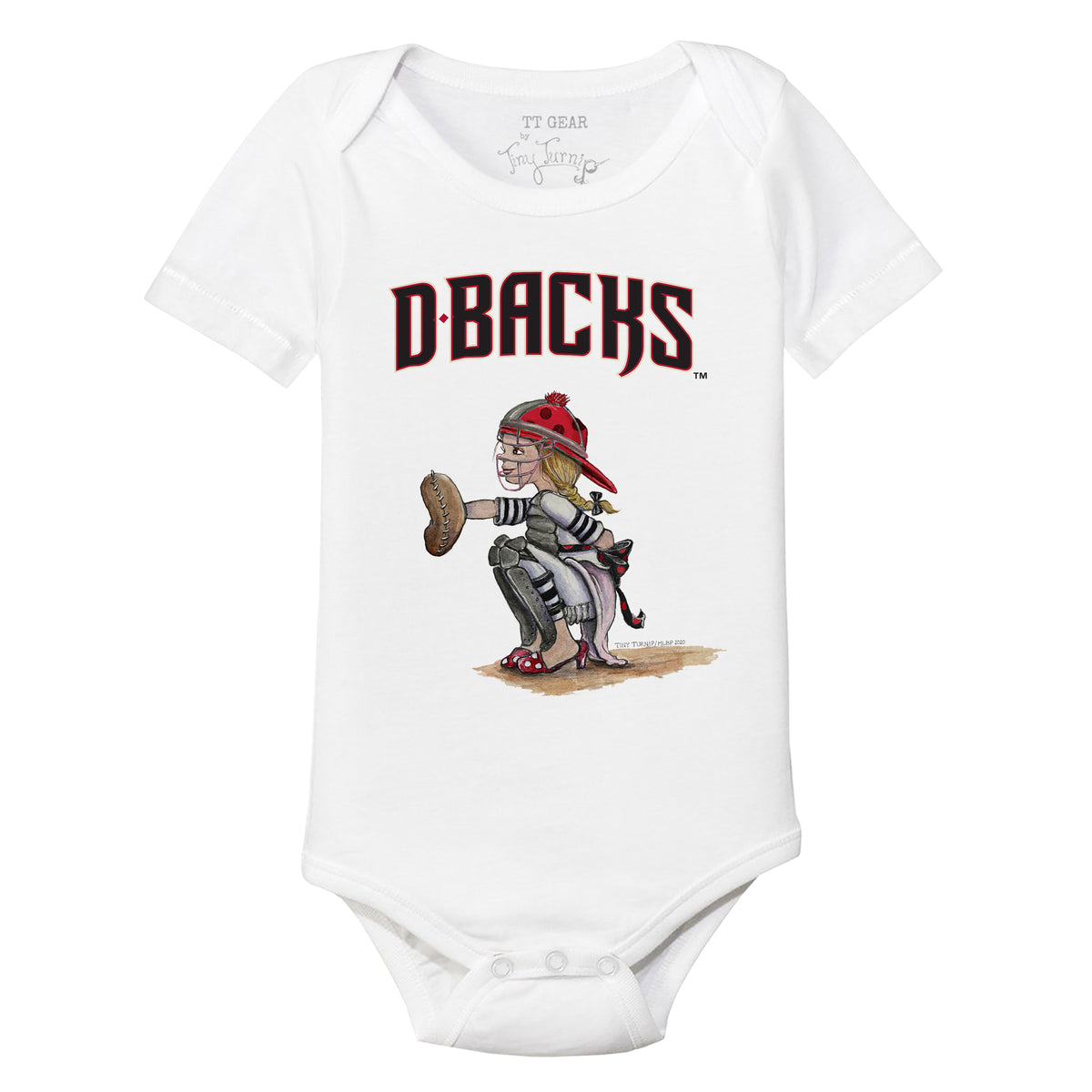 Arizona Diamondbacks Kate the Catcher Short Sleeve Snapper