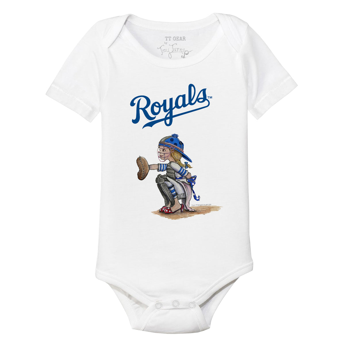 Kansas City Royals Kate the Catcher Short Sleeve Snapper