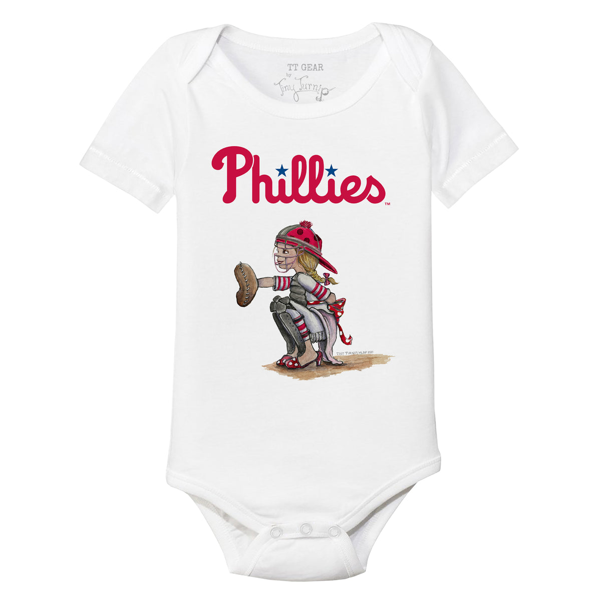 Philadelphia Phillies Kate the Catcher Short Sleeve Snapper