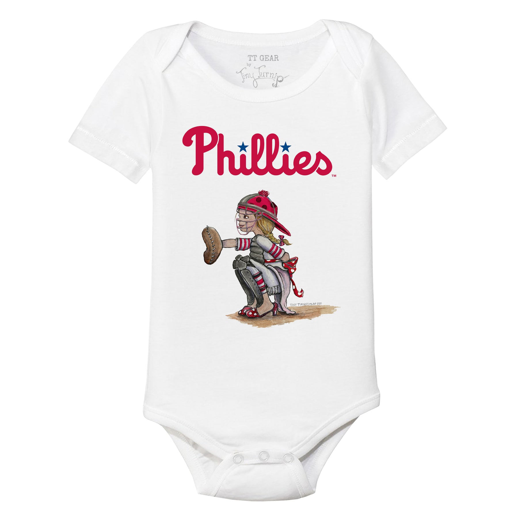 Philadelphia Phillies Kate the Catcher Short Sleeve Snapper
