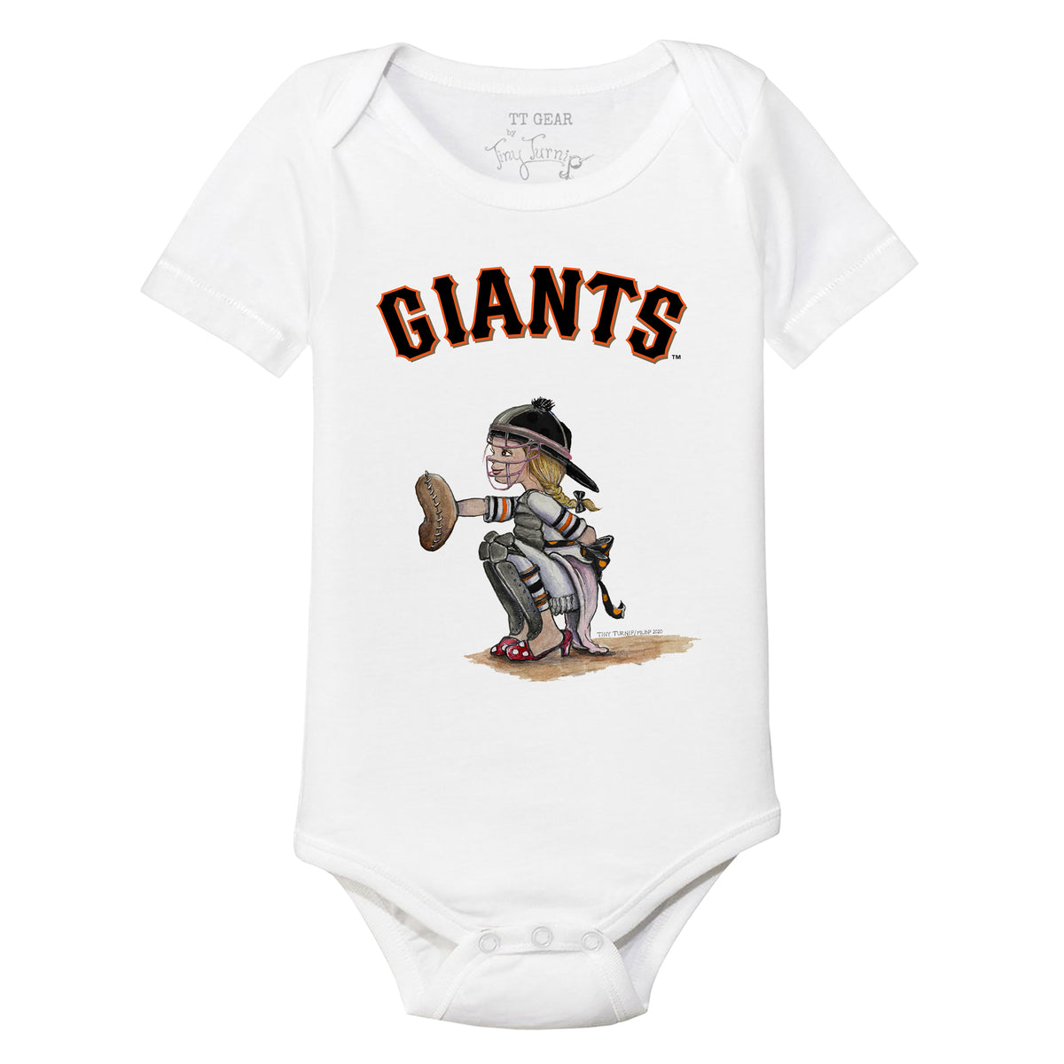 San Francisco Giants Kate the Catcher Short Sleeve Snapper