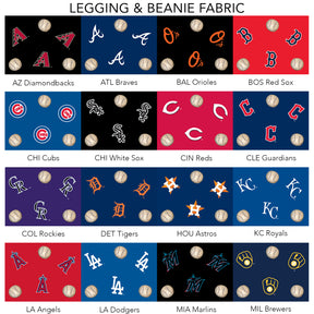 Made-to-Order MLB Team Color Infant 3-Piece Snapper, Fabric Leggings and Beanie Gift Set