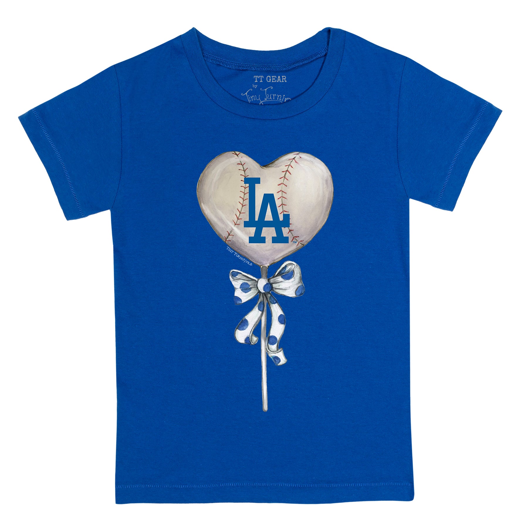 Los Angeles Dodgers Heart Lolly Tee Shirt