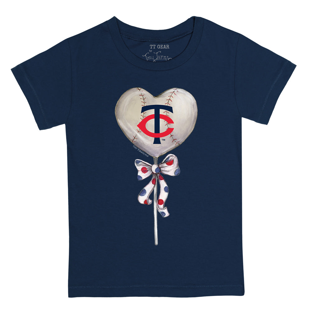 Minnesota Twins Heart Lolly Tee Shirt