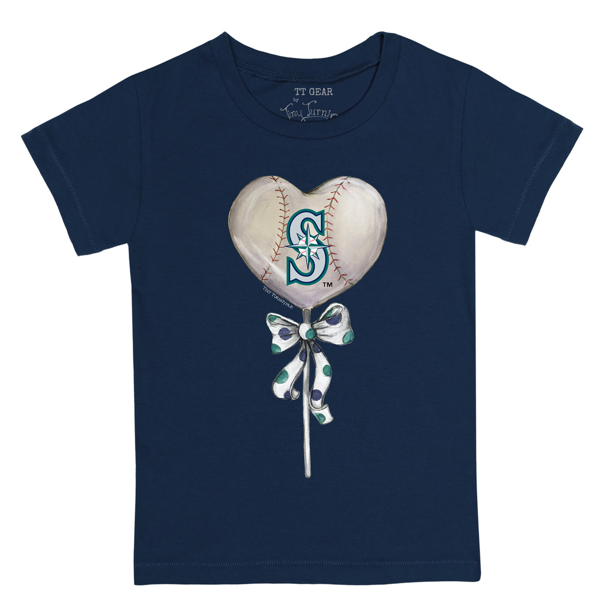 Seattle Mariners Heart Lolly Tee Shirt