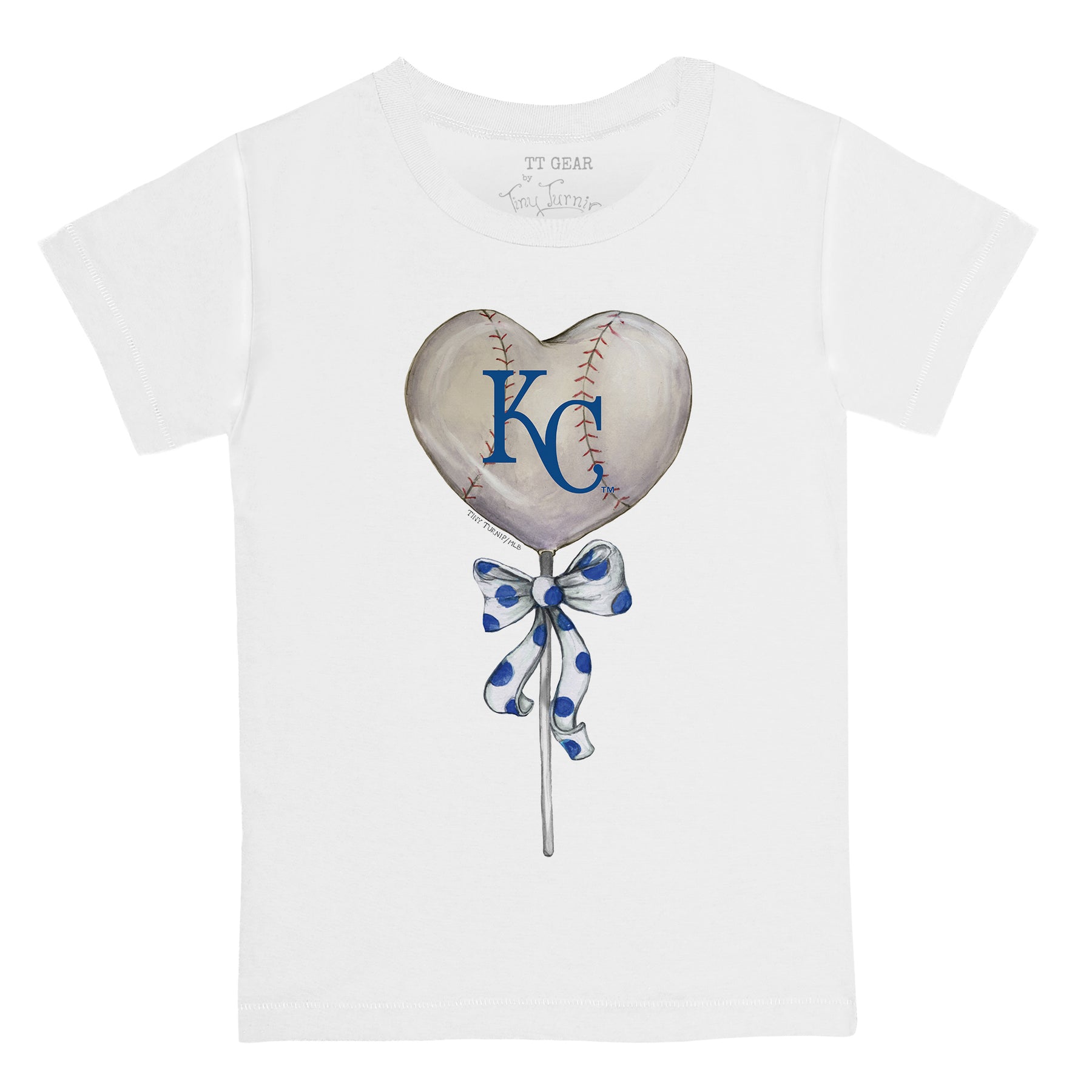 Kansas City Royals Heart Lolly Tee Shirt
