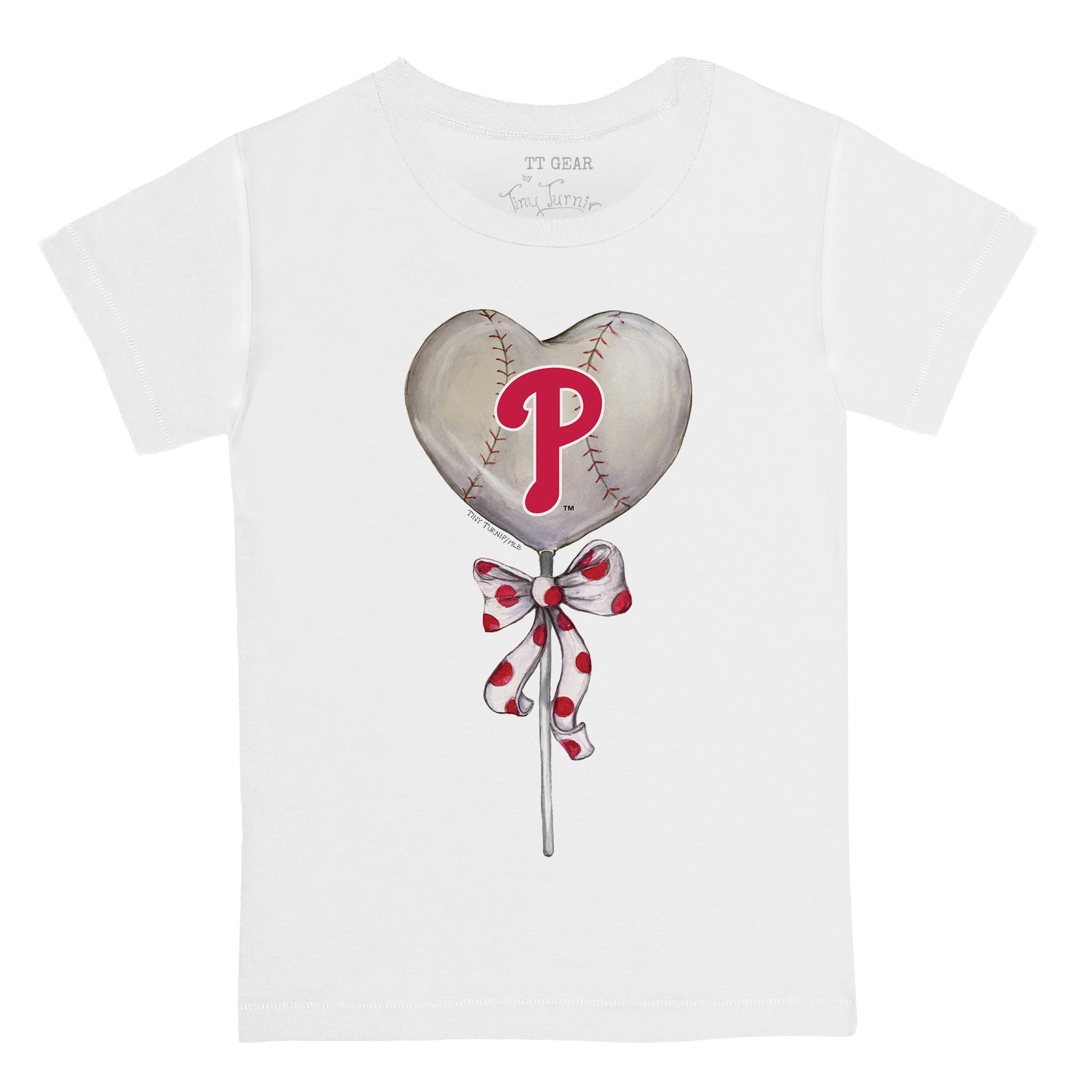 Philadelphia Phillies Heart Lolly Tee Shirt