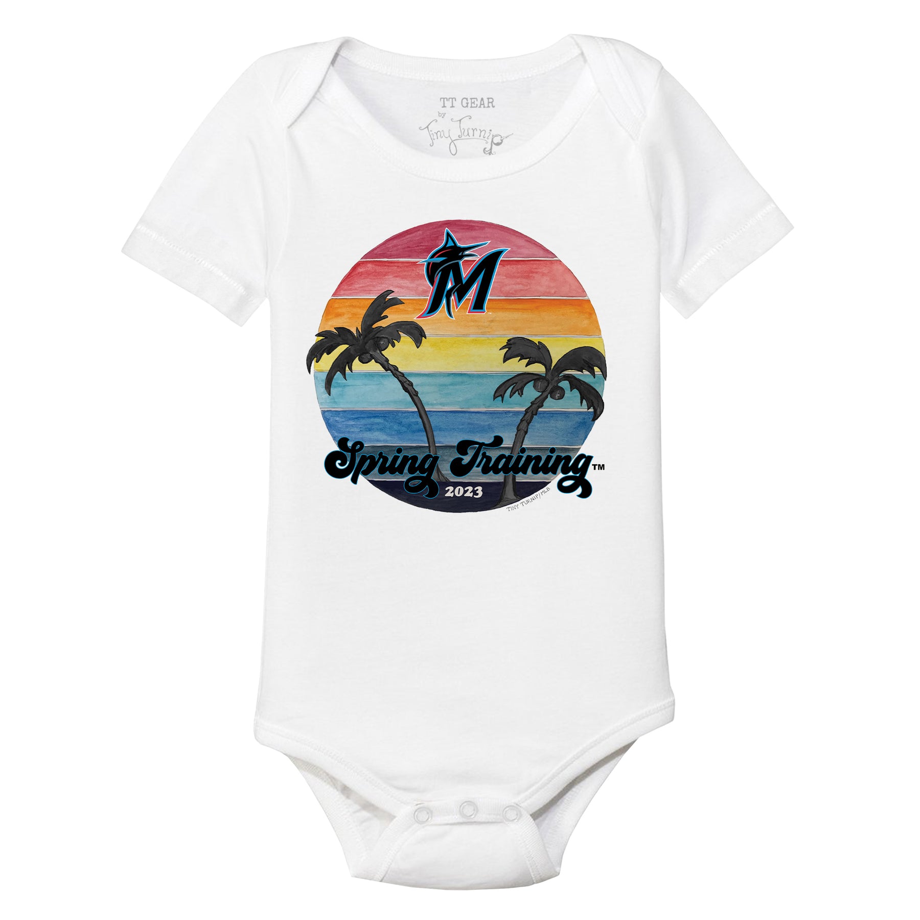 Miami Marlins Spring Training 2023 Short Sleeve Snapper