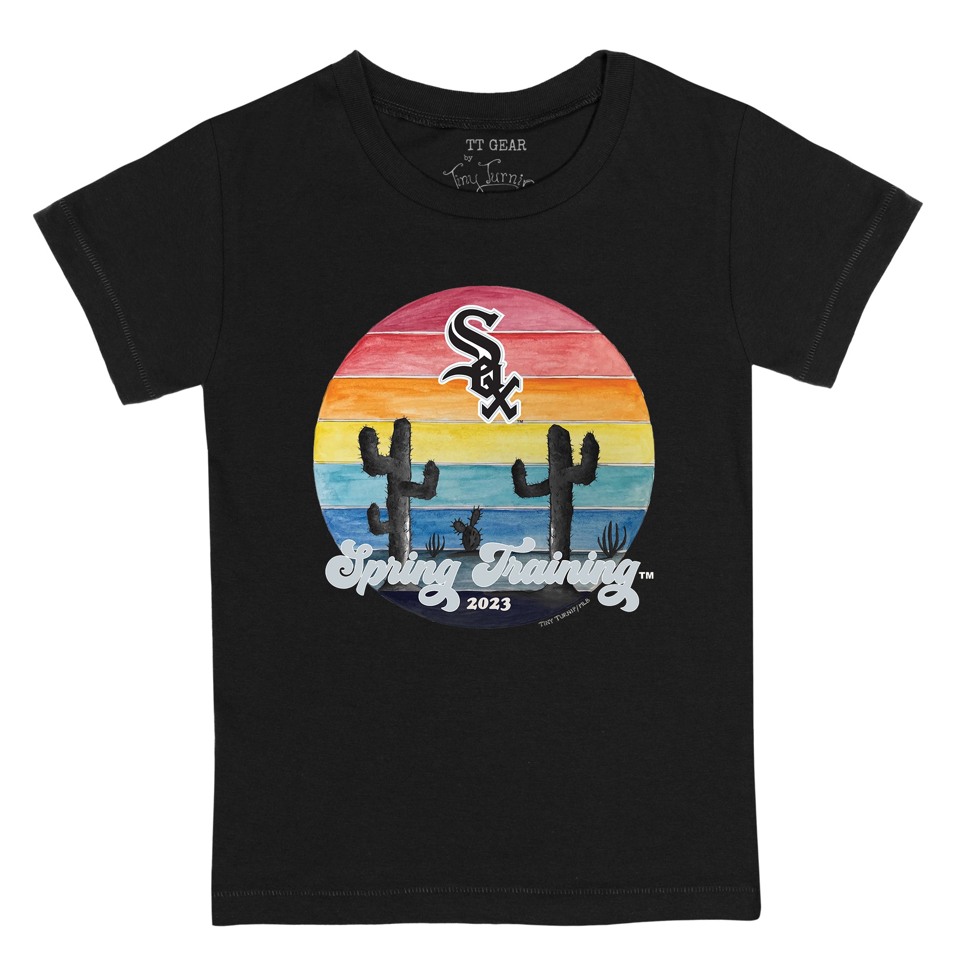 Tiny Turnip Chicago White Sox Spring Training 2023 Tee Shirt Youth Small (6-8) / Black