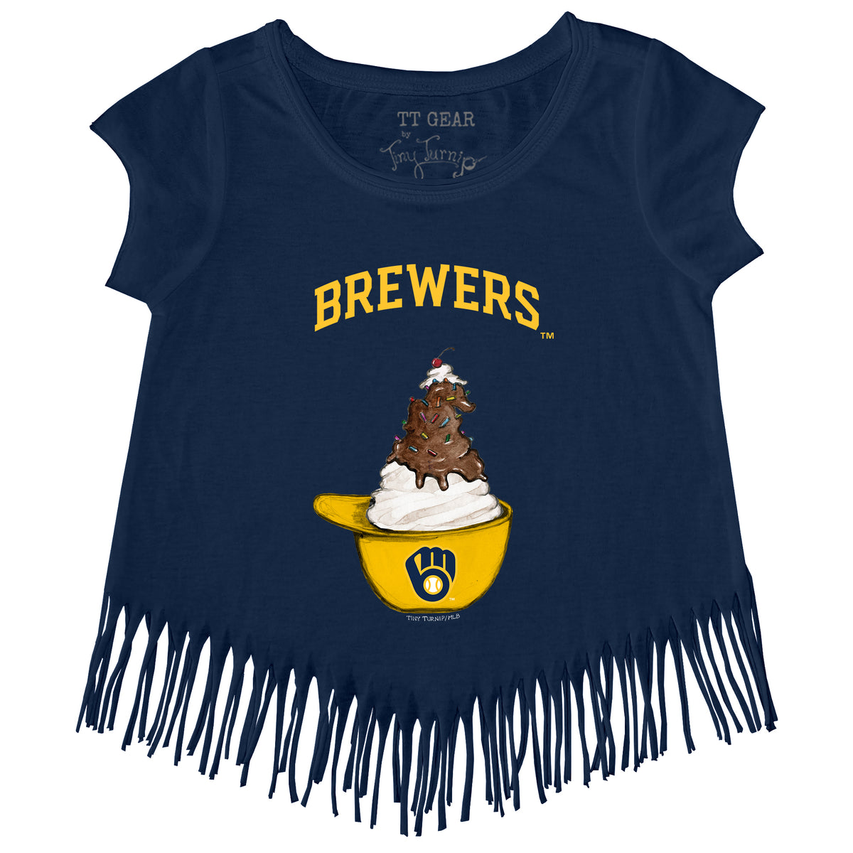 Milwaukee Brewers
Sundae Helmet Fringe Tee