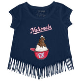 Washington Nationals Sundae Helmet Fringe Tee