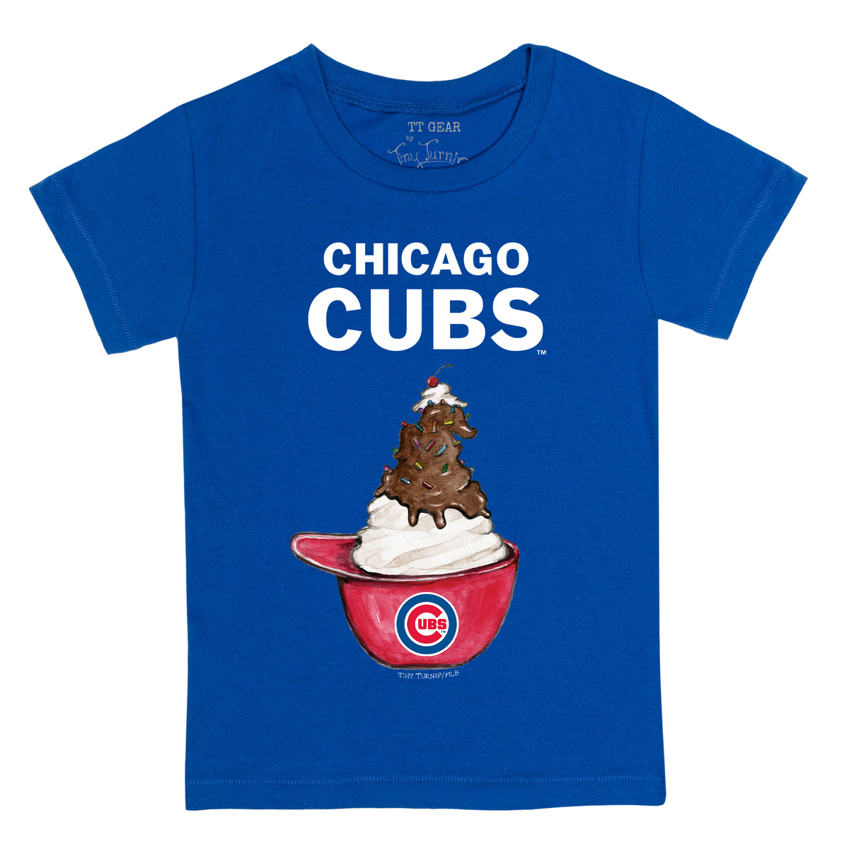 Chicago Cubs Sundae Helmet Kid's Tee Shirt