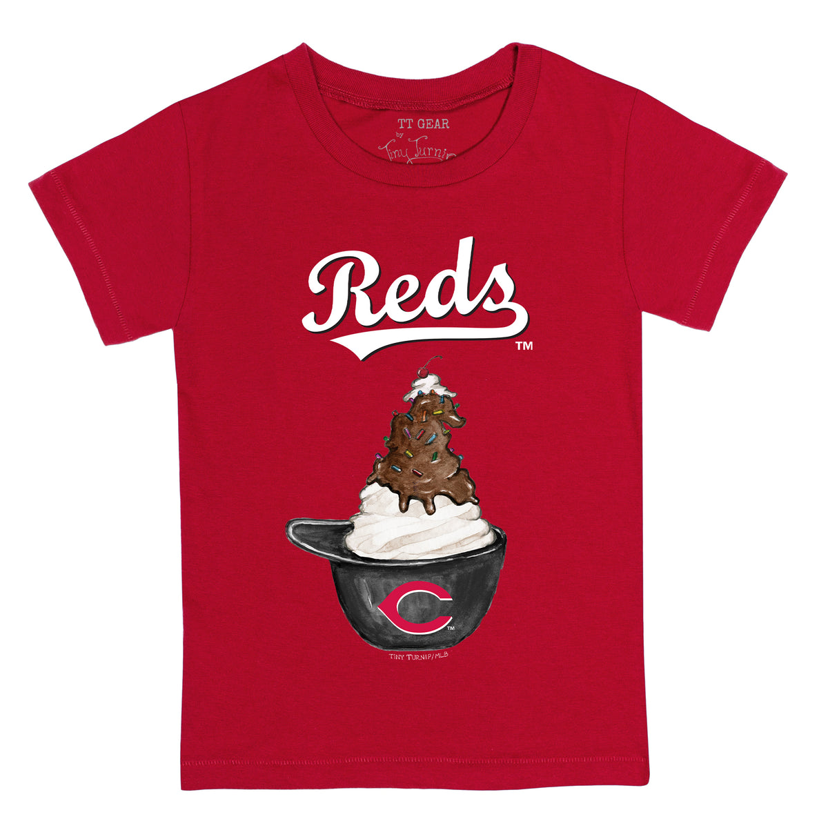 Cincinnati Reds Sundae Helmet Kid's Tee Shirt
