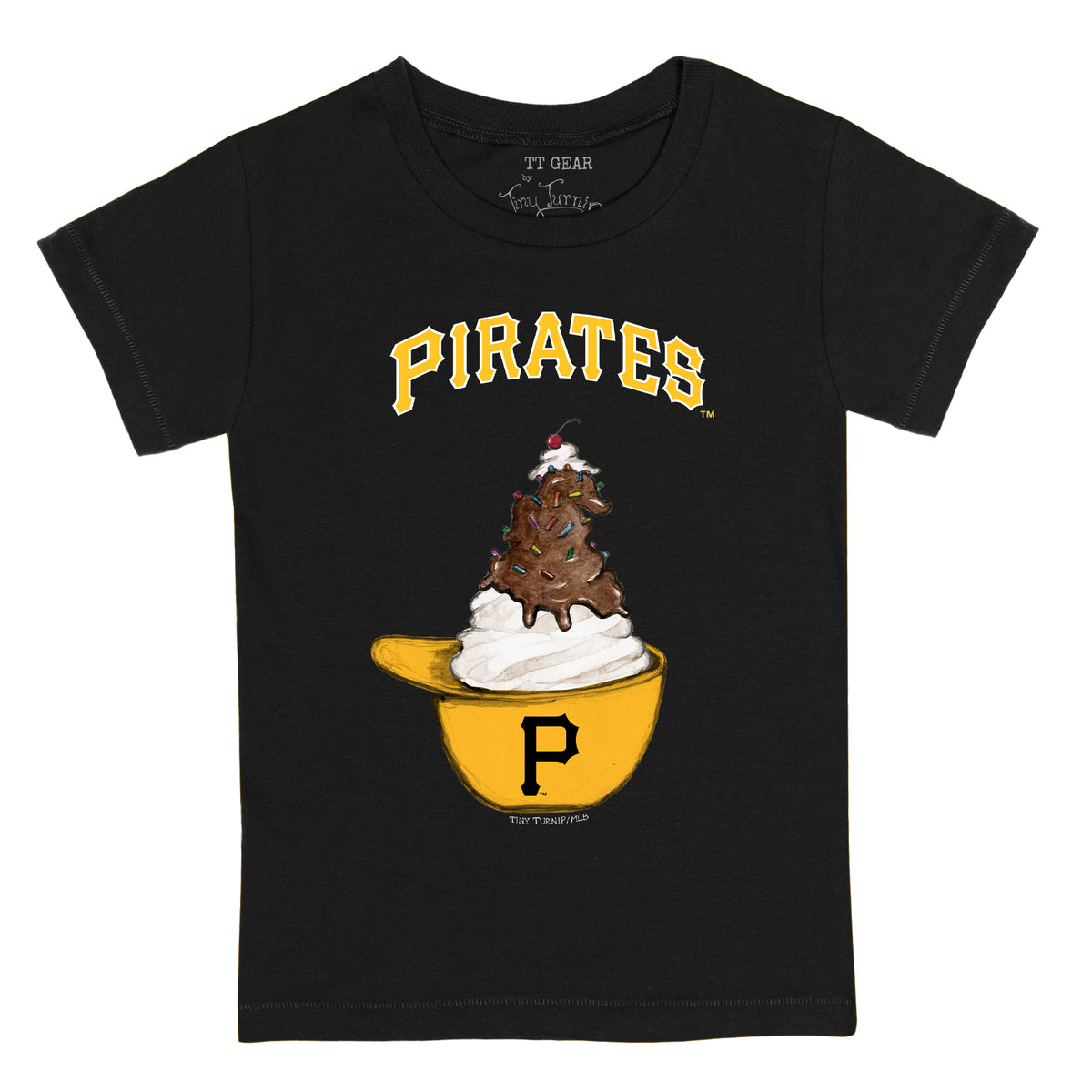 Pittsburgh Pirates Sundae Helmet Kid's Tee Shirt