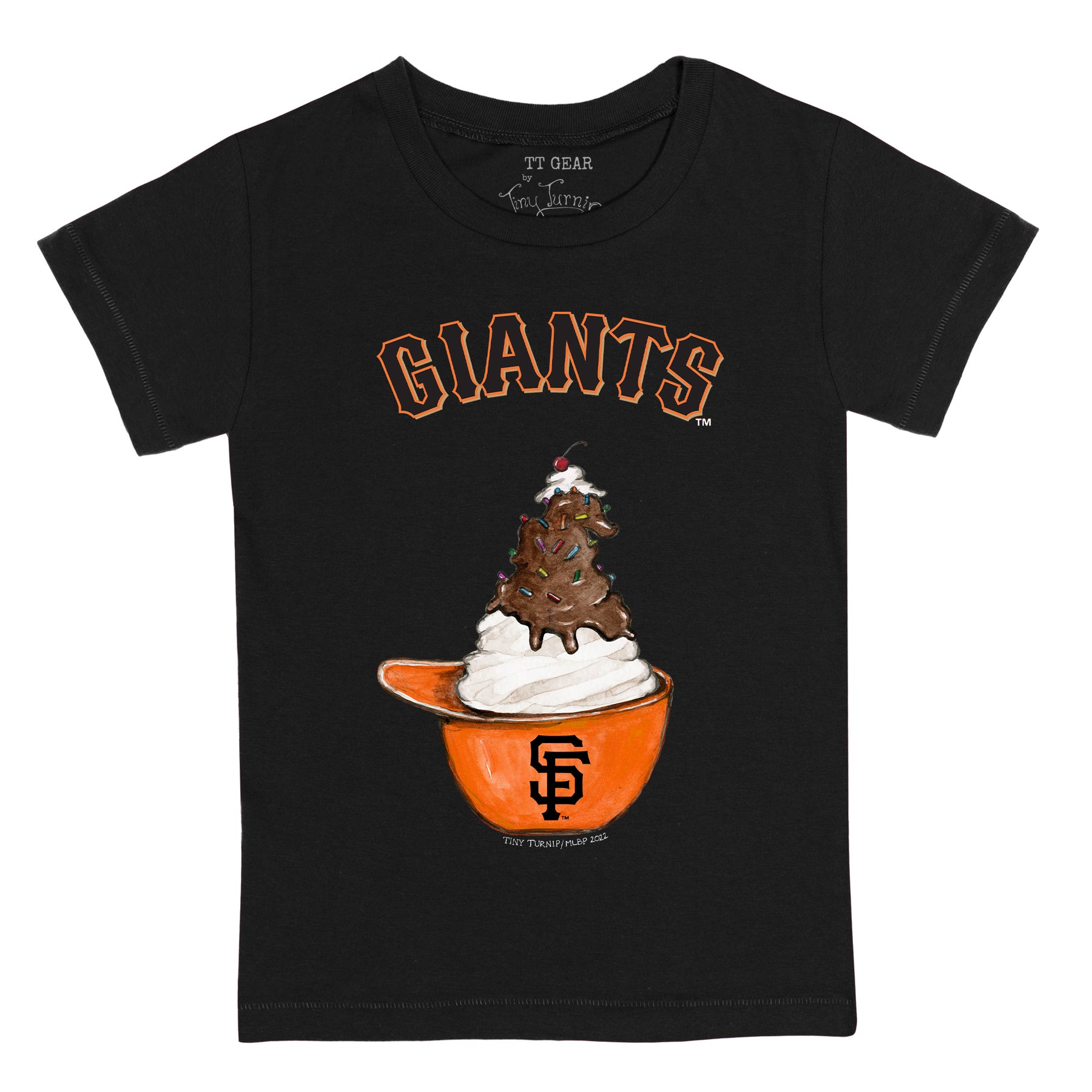 San Francisco Giants Sundae Helmet Kid's Tee Shirt