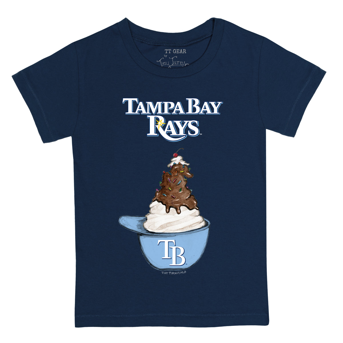 Tampa Bay Rays Sundae Helmet Kid's Tee Shirt