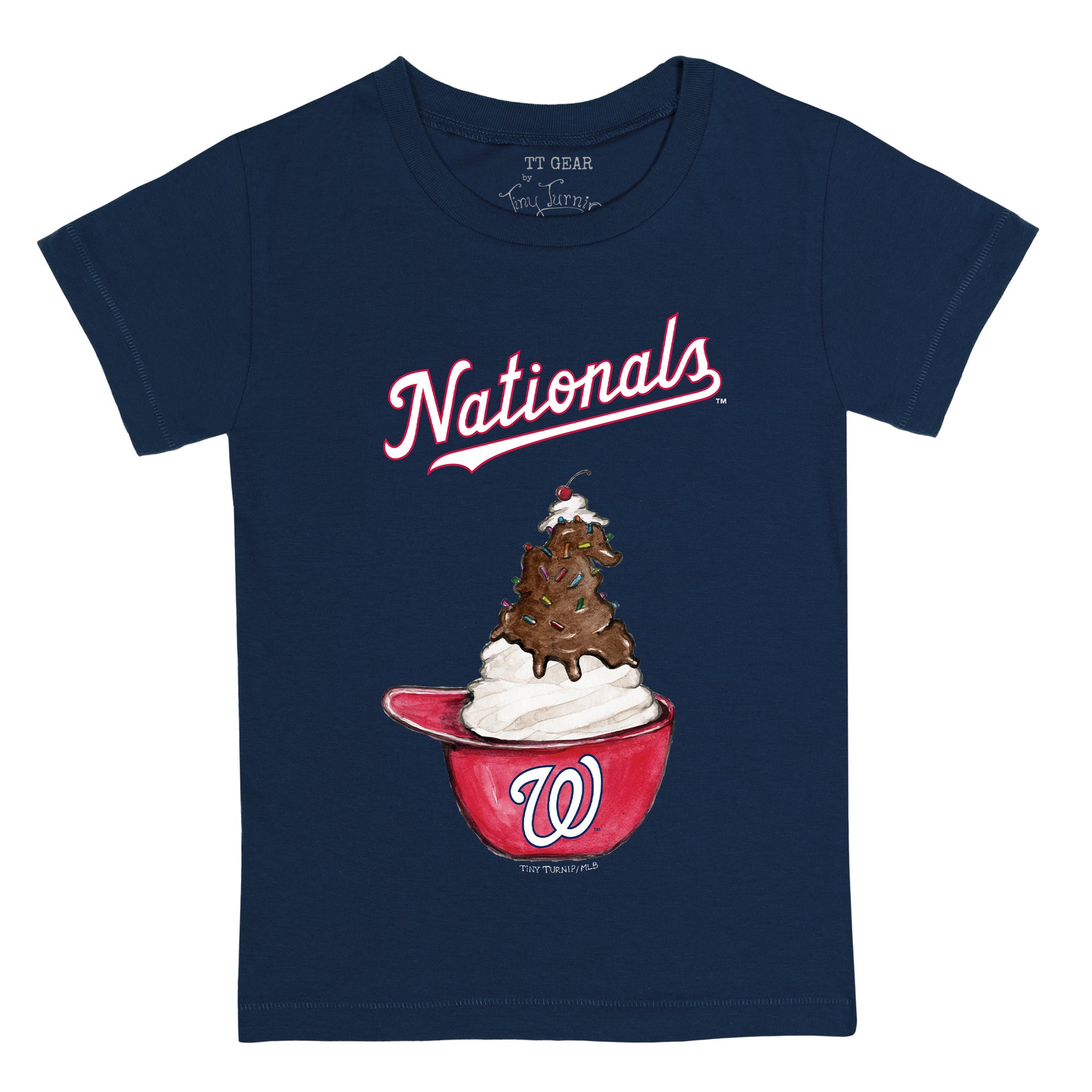 Washington Nationals Sundae Helmet Kid's Tee Shirt
