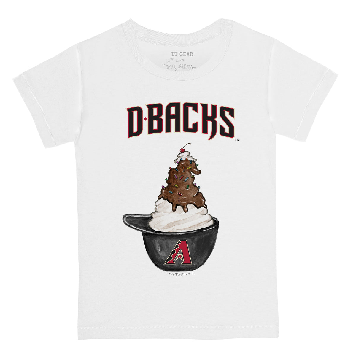 Arizona Diamondbacks Sundae Helmet Tee Shirt