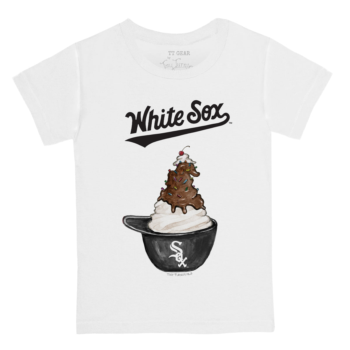 Chicago White Sox Sundae Helmet Kid's Tee Shirt
