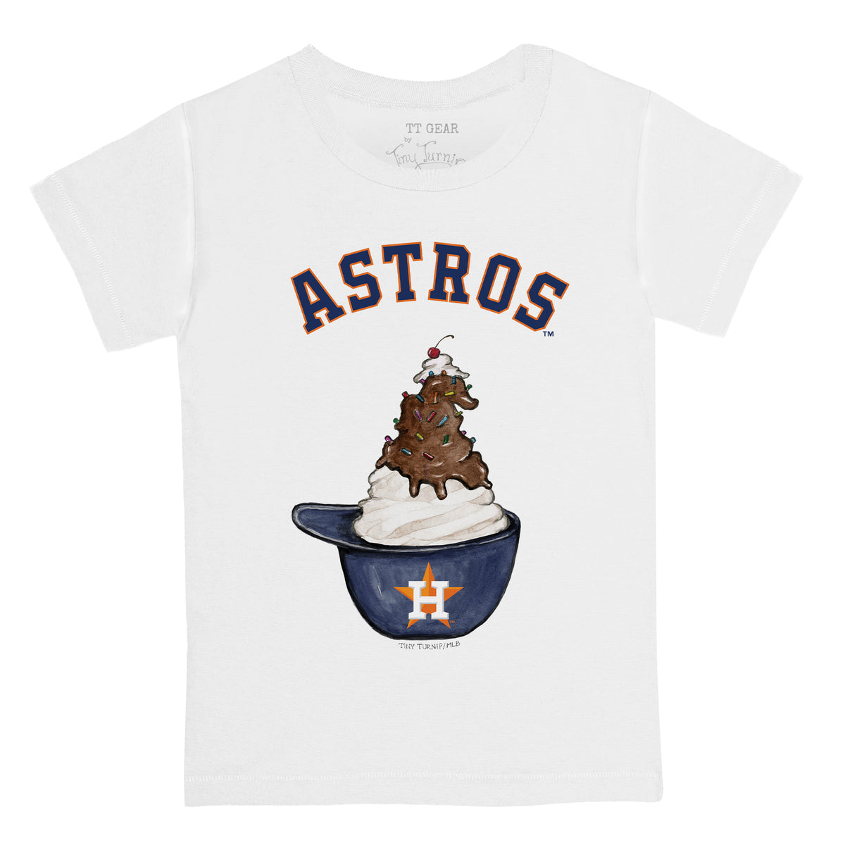 Houston Astros Sundae Helmet Kid's Tee Shirt