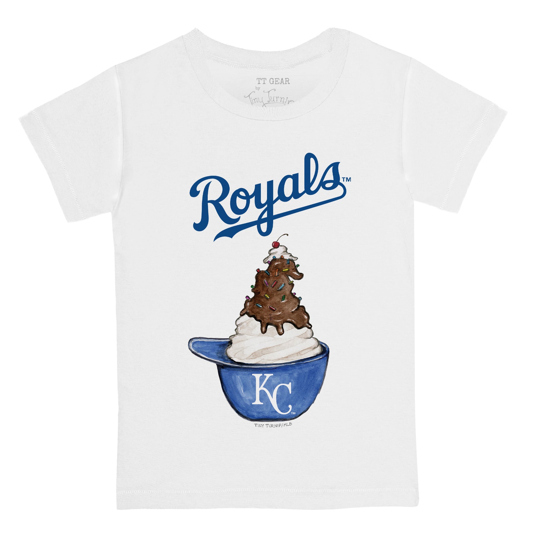 Kansas City Royals Sundae Helmet Kid's Tee Shirt
