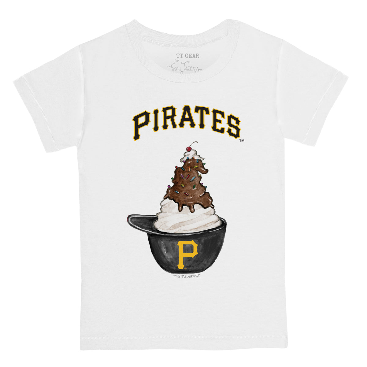 Pittsburgh Pirates Sundae Helmet Kid's Tee Shirt