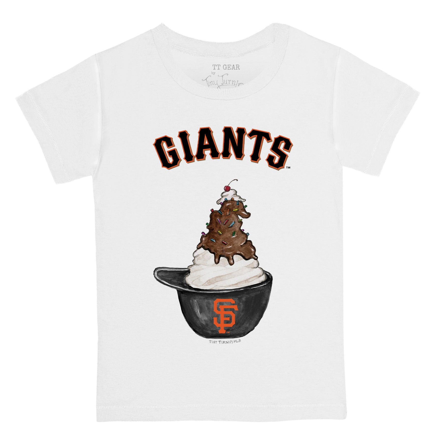 San Francisco Giants Sundae Helmet Kid's Tee Shirt