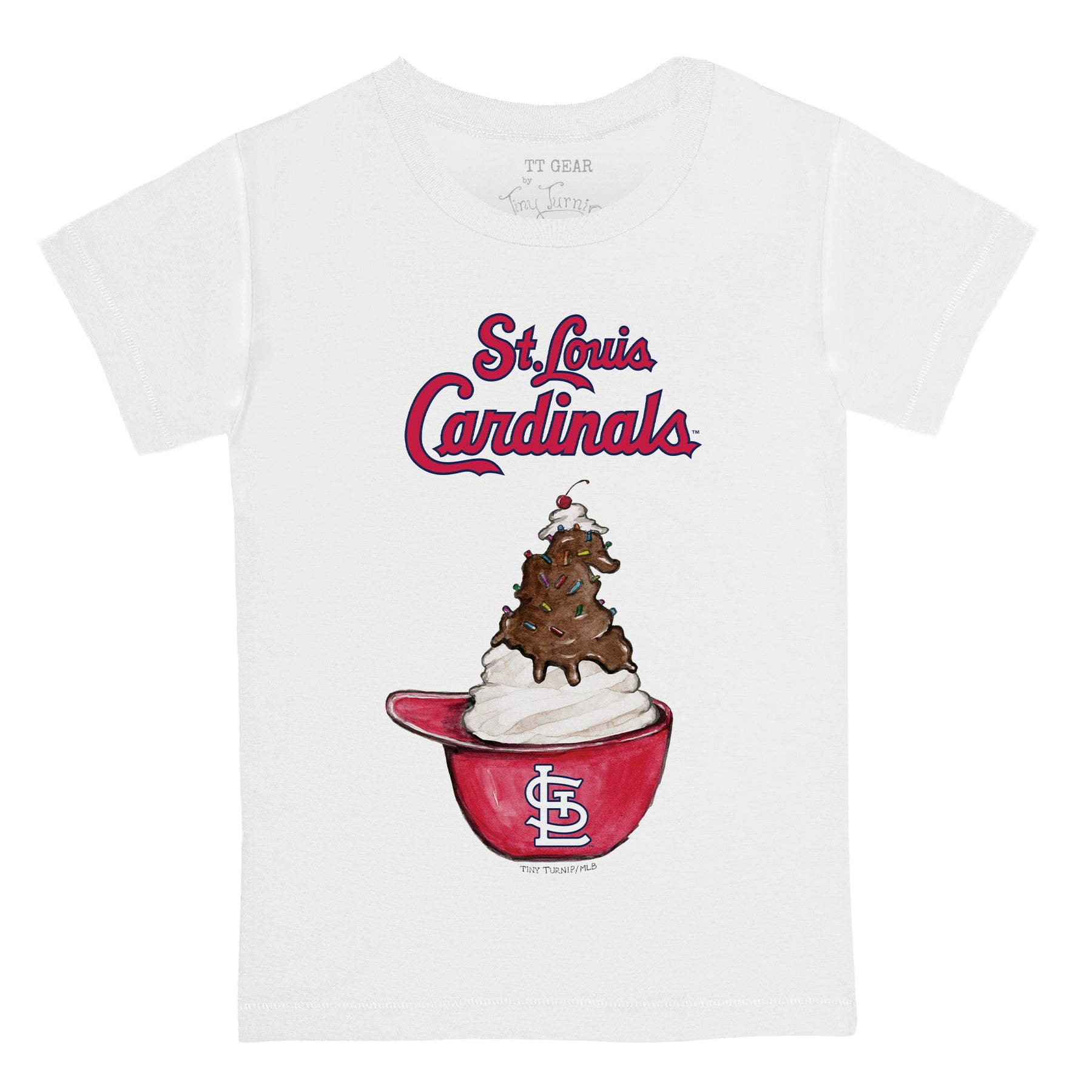 St. Louis Cardinals Sundae Helmet Kid's Tee Shirt