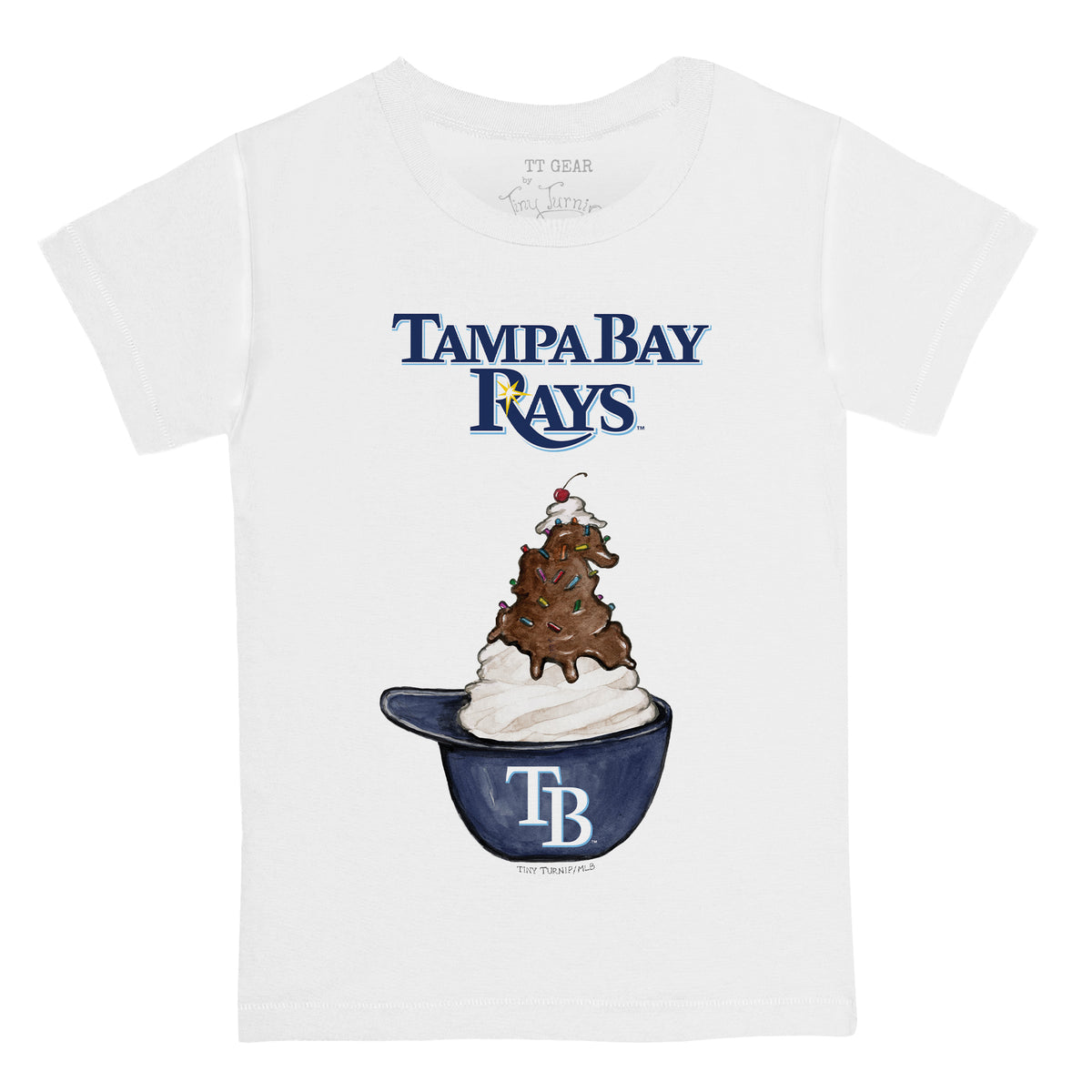 Tampa Bay Rays Sundae Helmet Kid's Tee Shirt