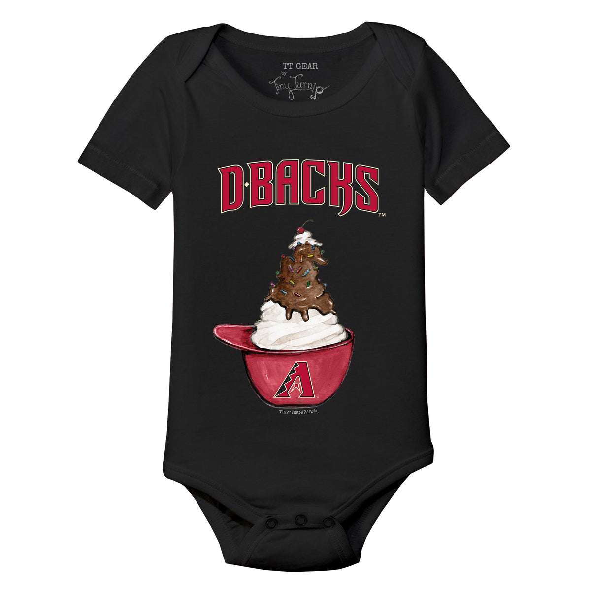 Arizona Diamondbacks Sundae Helmet Short Sleeve Snapper