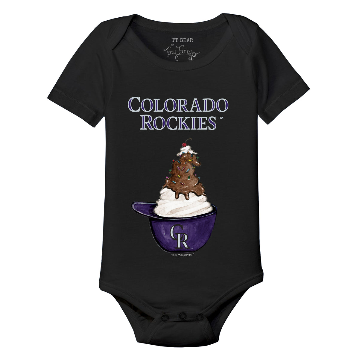 Colorado Rockies Sundae Helmet Short Sleeve Snapper