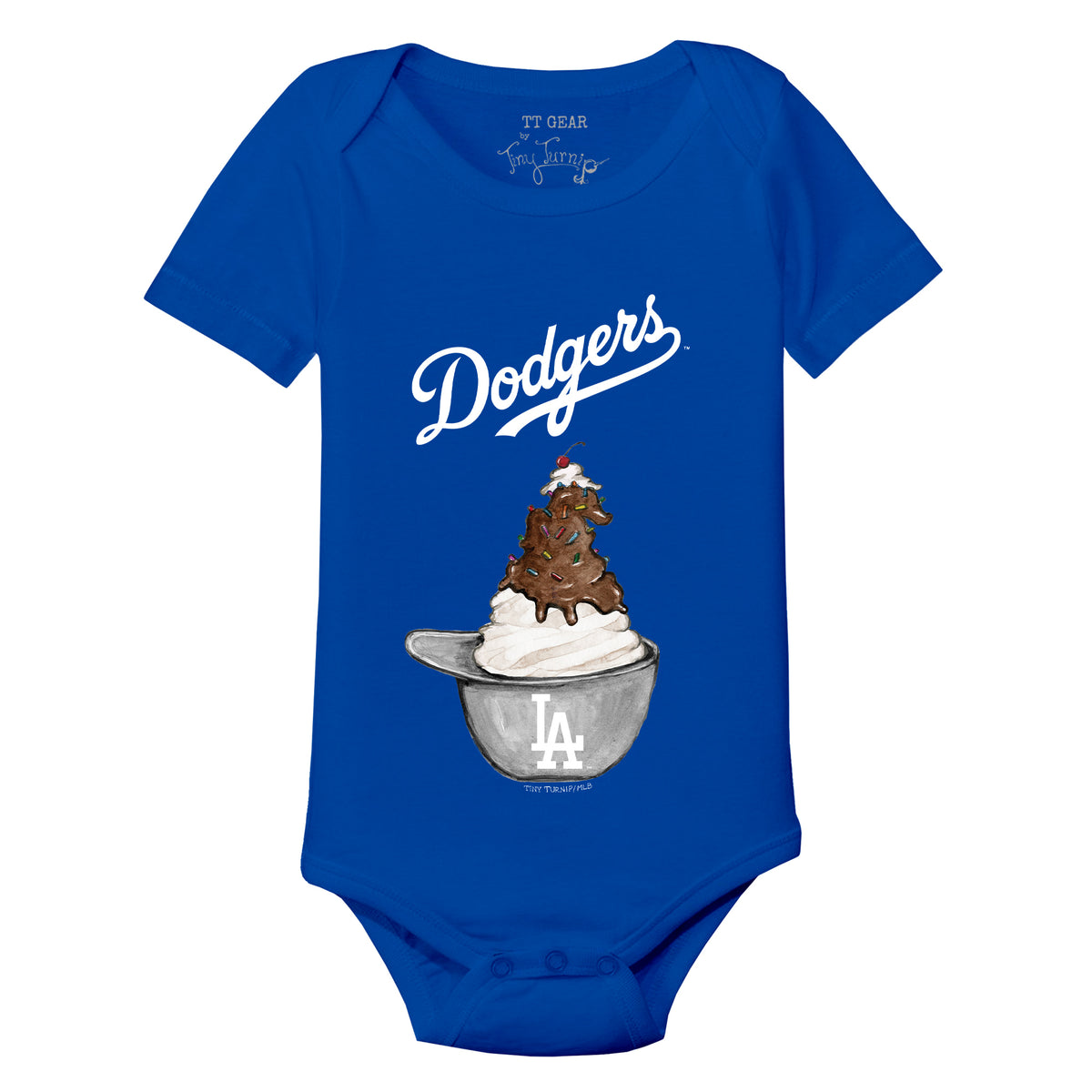 Los Angeles Dodgers Sundae Helmet Short Sleeve Snapper