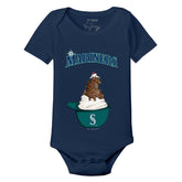 Seattle Mariners Sundae Helmet Short Sleeve Snapper