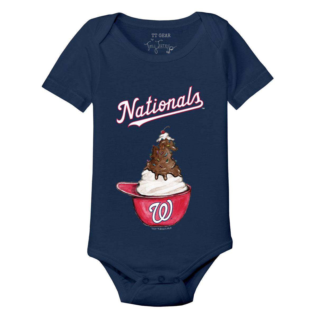 Washington Nationals Sundae Helmet Short Sleeve Snapper