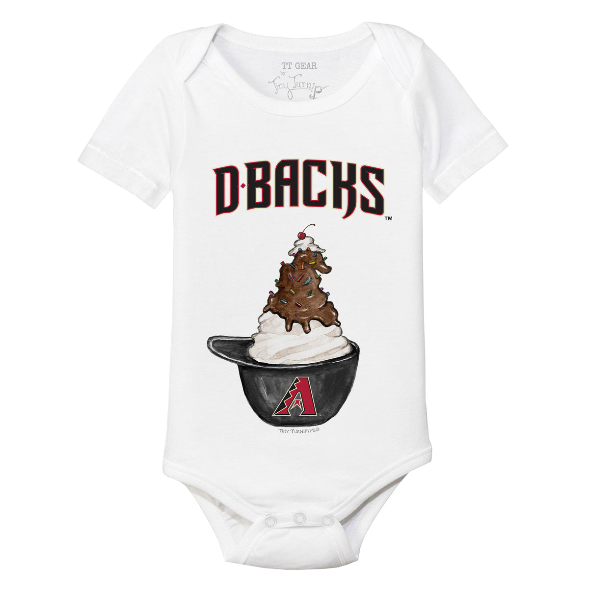 Arizona Diamondbacks Sundae Helmet Short Sleeve Snapper