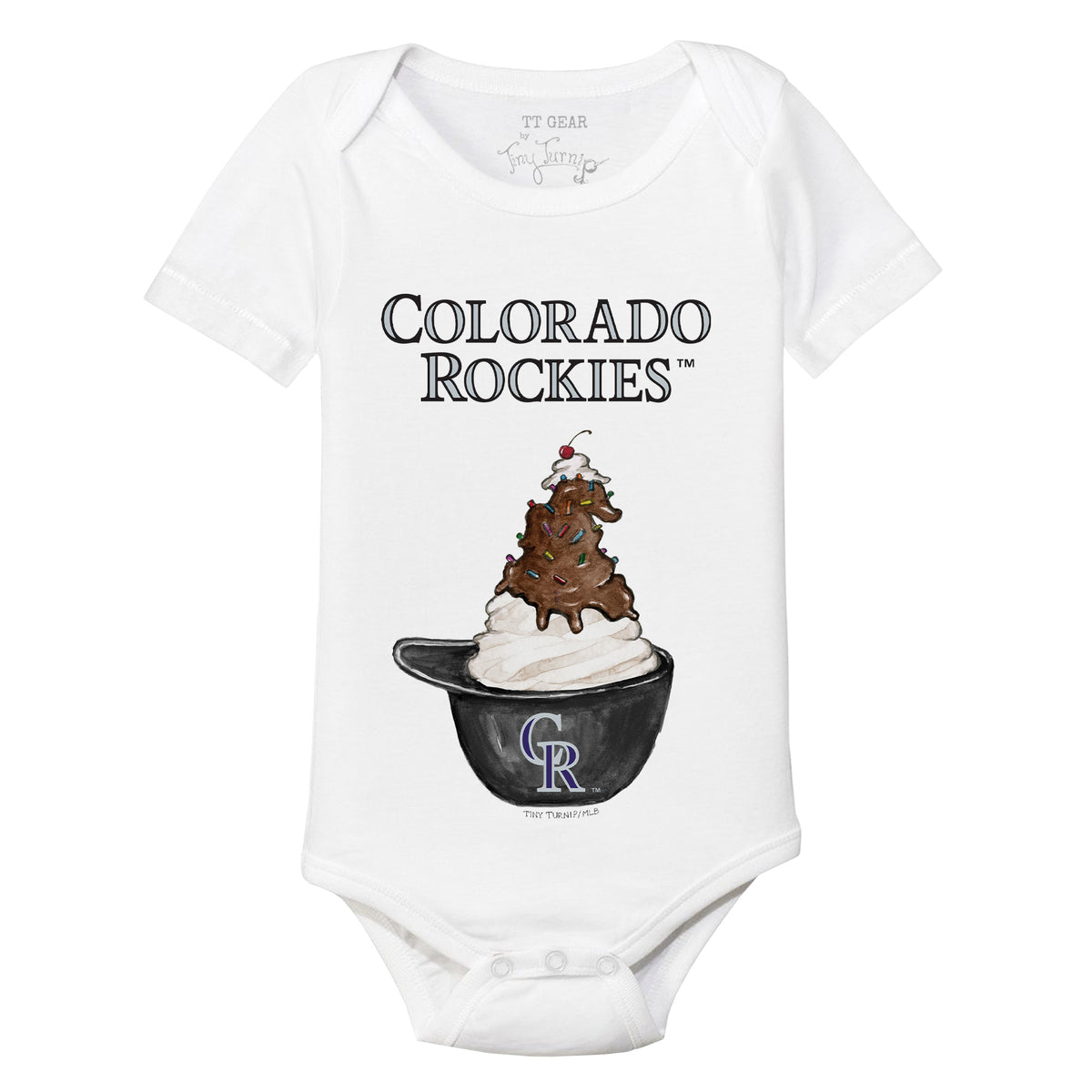 Colorado Rockies Sundae Helmet Short Sleeve Snapper