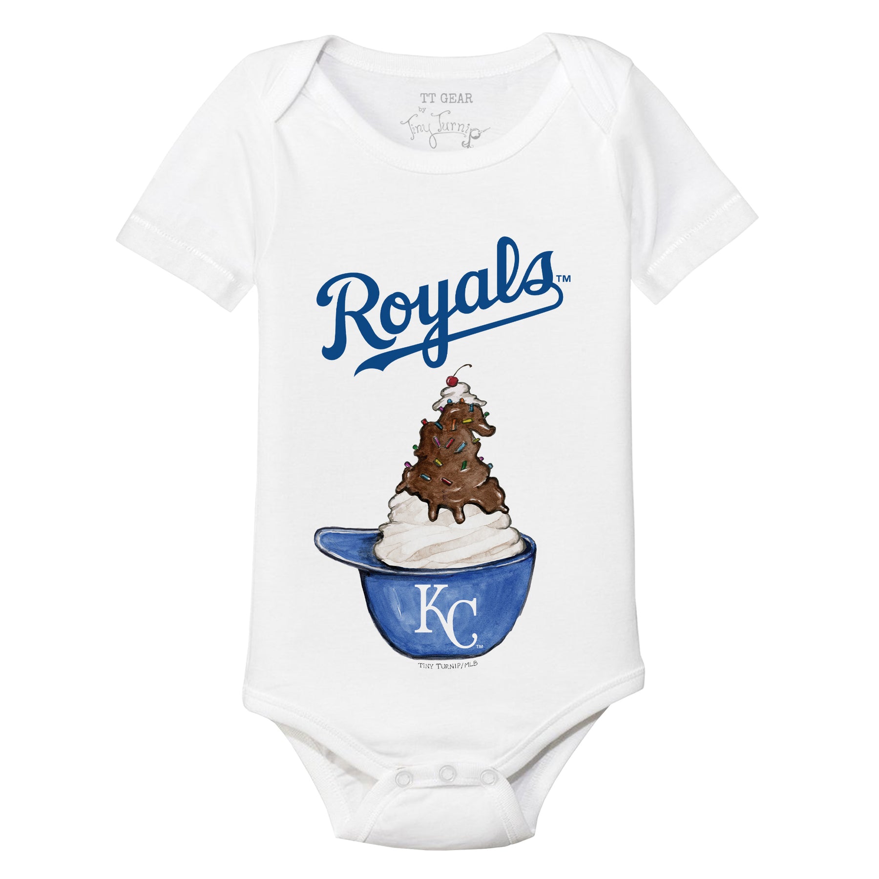 Kansas City Royals Sundae Helmet Short Sleeve Snapper