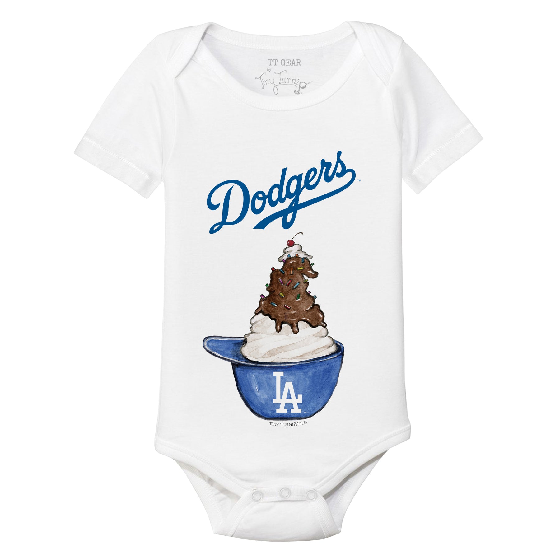 Los Angeles Dodgers Sundae Helmet Short Sleeve Snapper