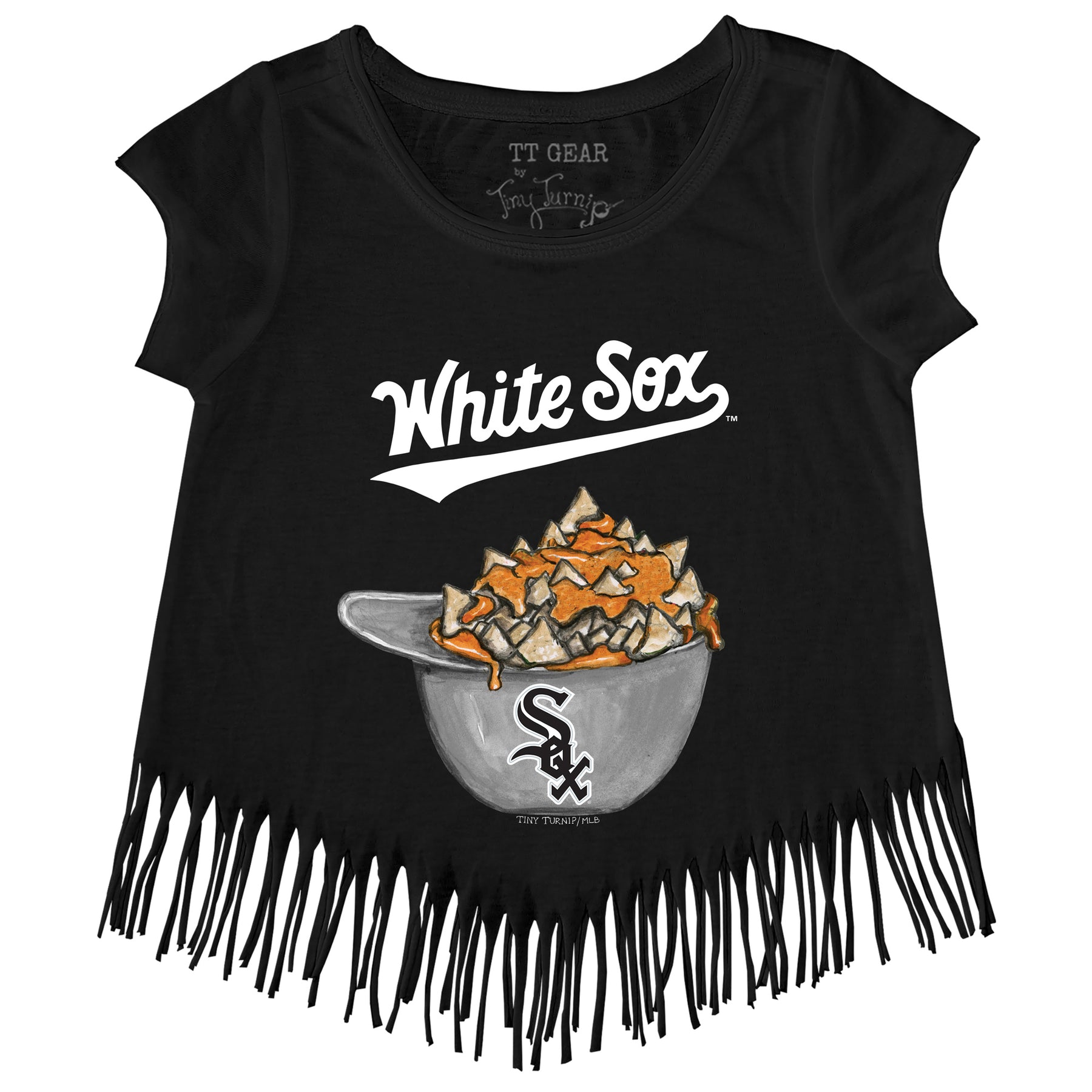 Chicago White Sox Nacho Helmet Fringe Tee