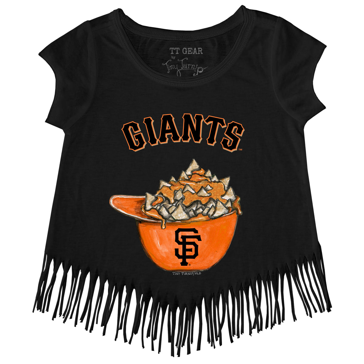 San Francisco Giants Nacho Helmet Fringe Tee