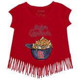 St. Louis Cardinals Nacho Helmet Fringe Tee
