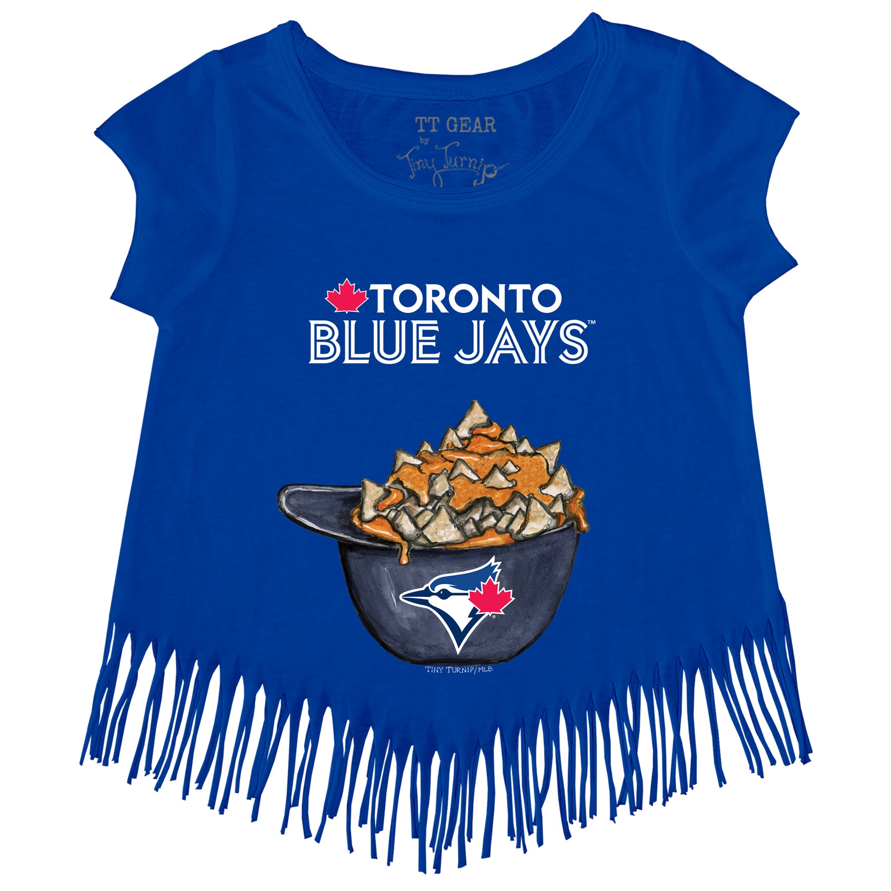 Toronto Blue Jays Nacho Helmet Fringe Tee