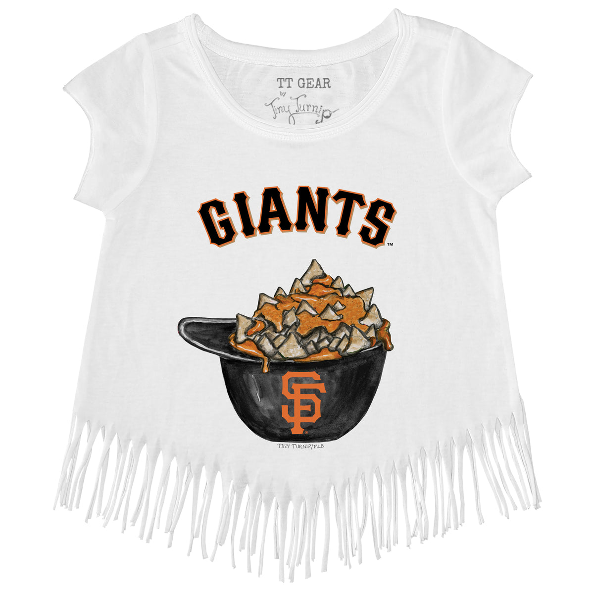 San Francisco Giants Nacho Helmet Fringe Tee