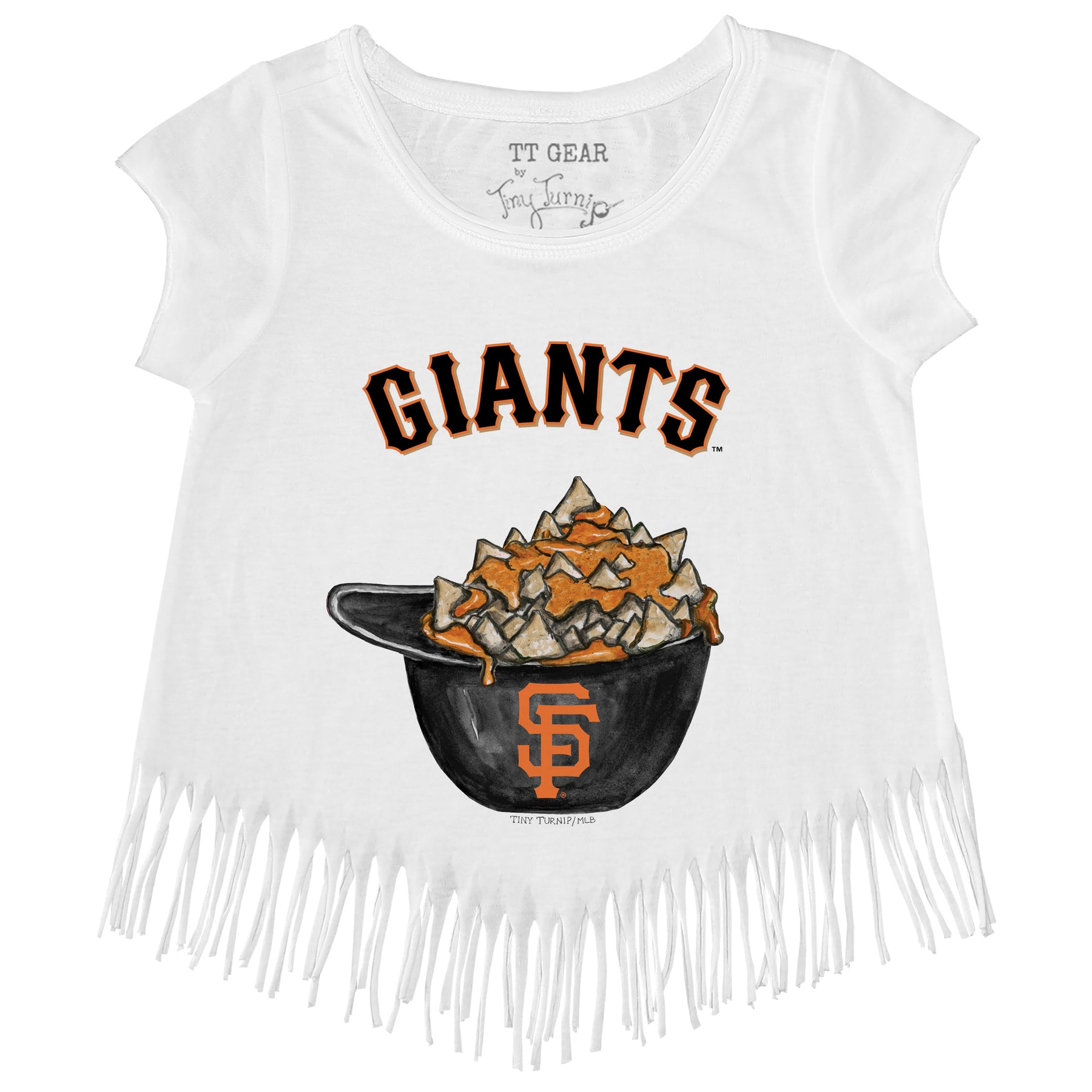 San Francisco Giants Nacho Helmet Fringe Tee