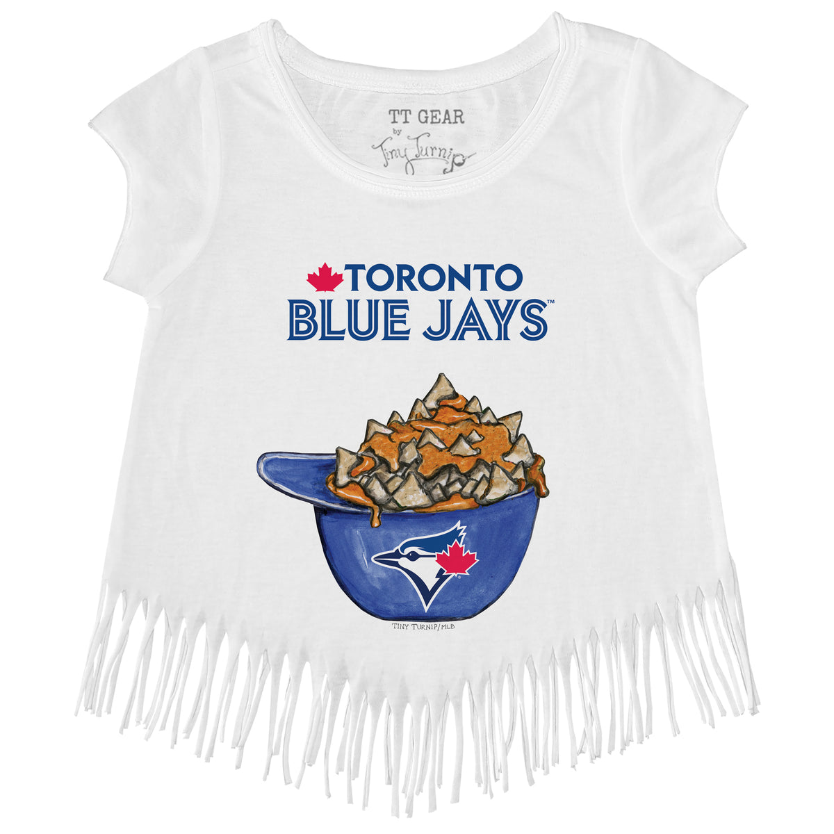 Toronto Blue Jays Nacho Helmet Fringe Tee