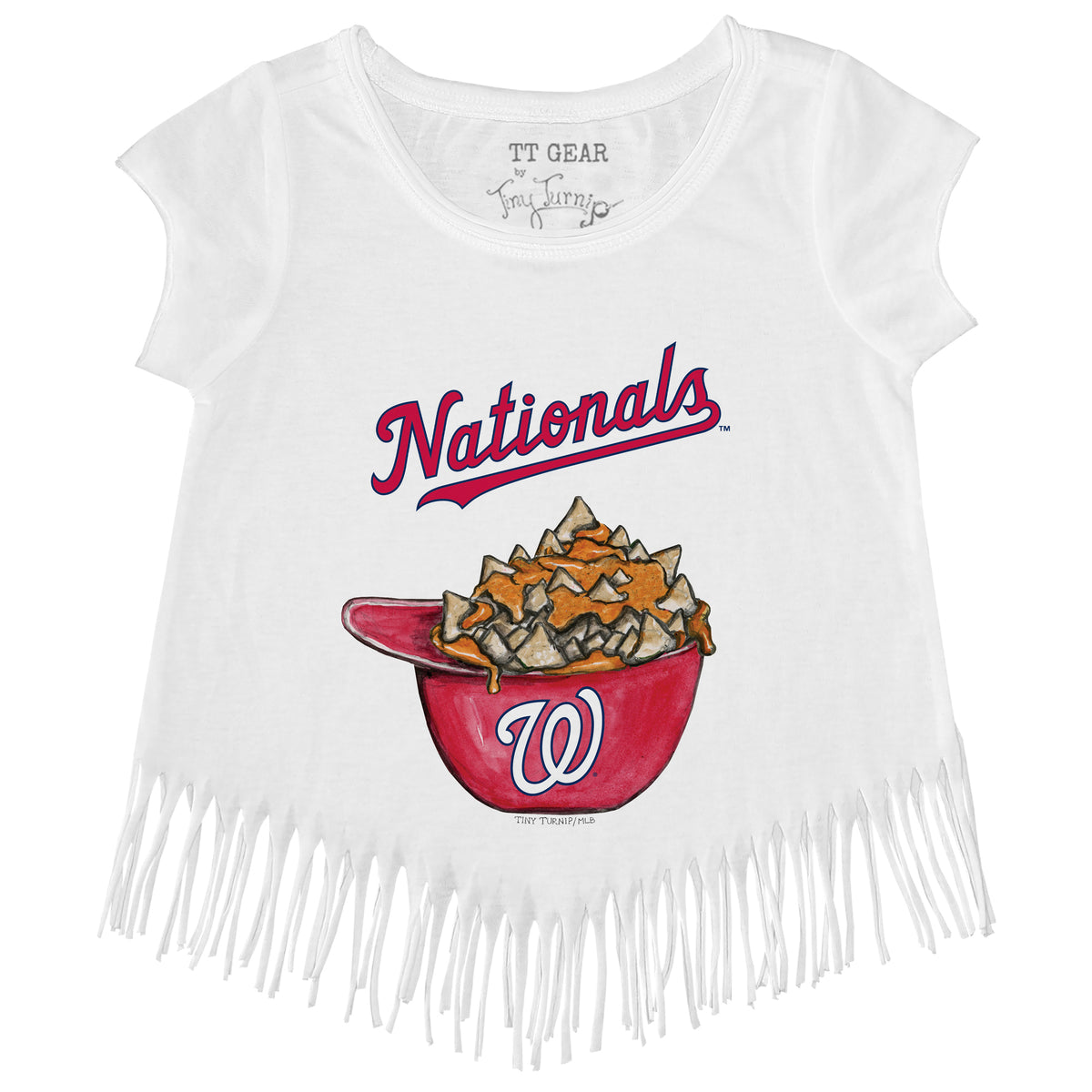 Washington Nationals Nacho Helmet Fringe Tee