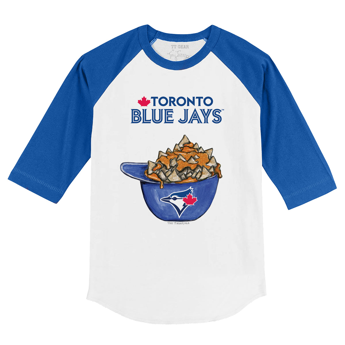 Toronto Blue Jays Helmet 3/4 Royal Blue Sleeve Raglan