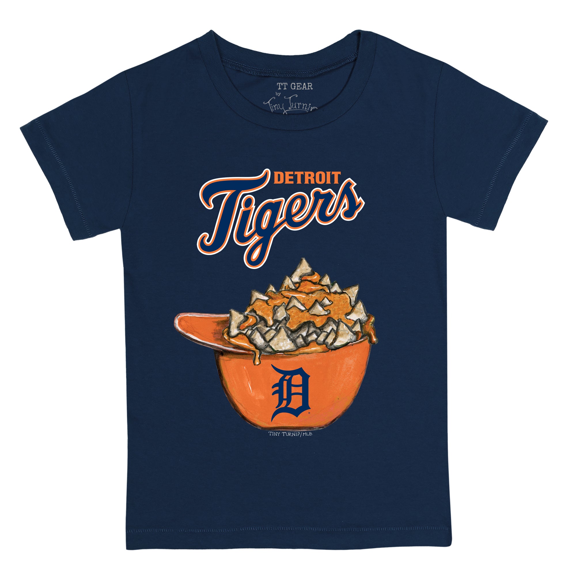 Youth Navy Detroit Tigers Tie-Dye T-Shirt