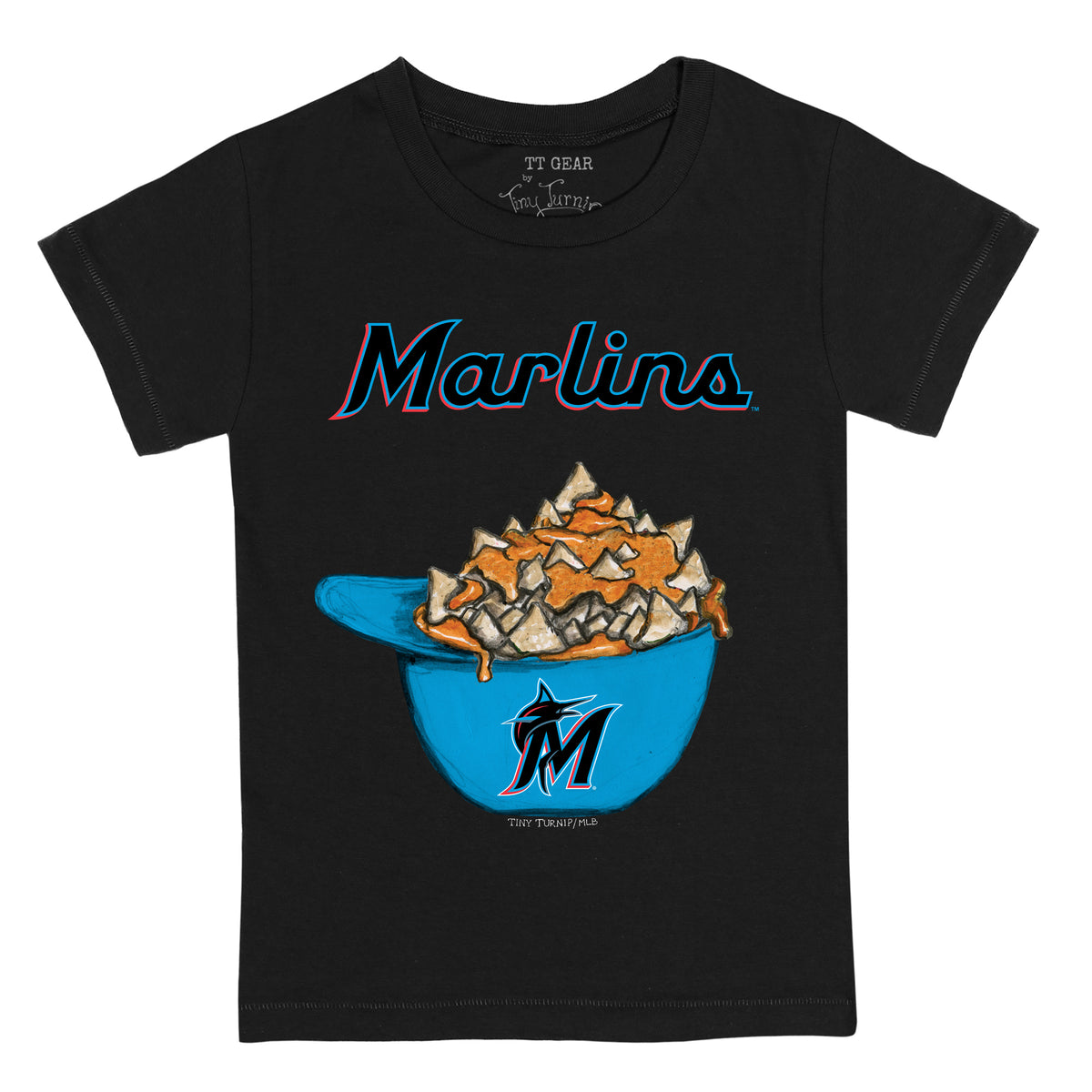 Miami Marlins Nacho Helmet Tee Shirt